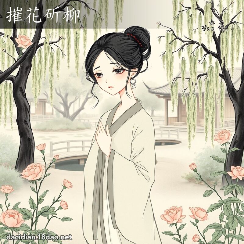 摧花斫柳 - 國語大辭典配圖
