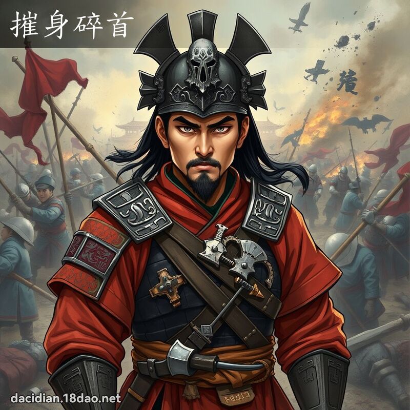 摧身碎首 - 國語大辭典配圖