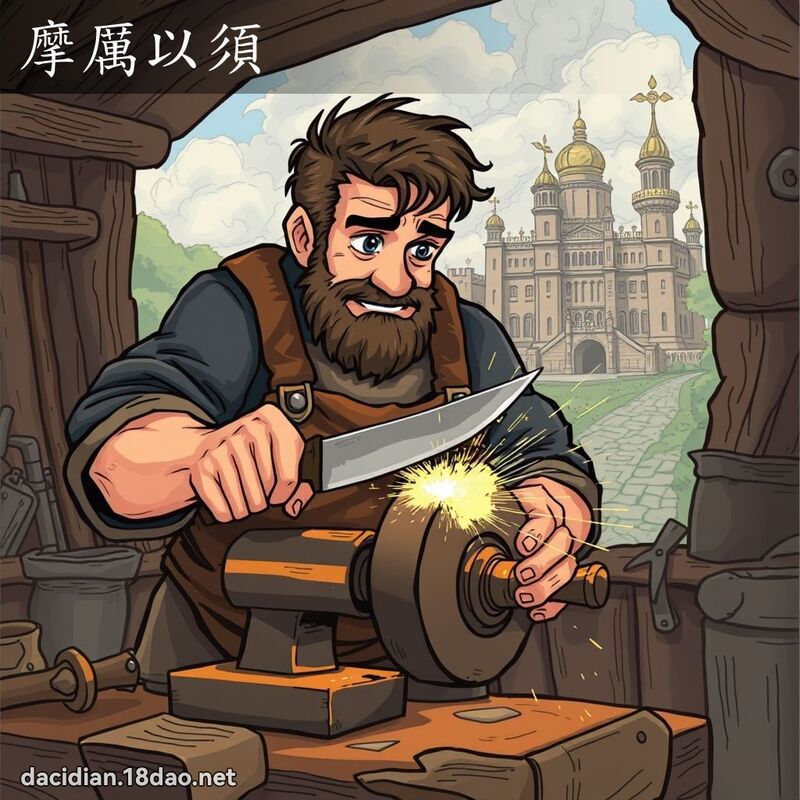 摩厉以须 - 国语大辞典配图
