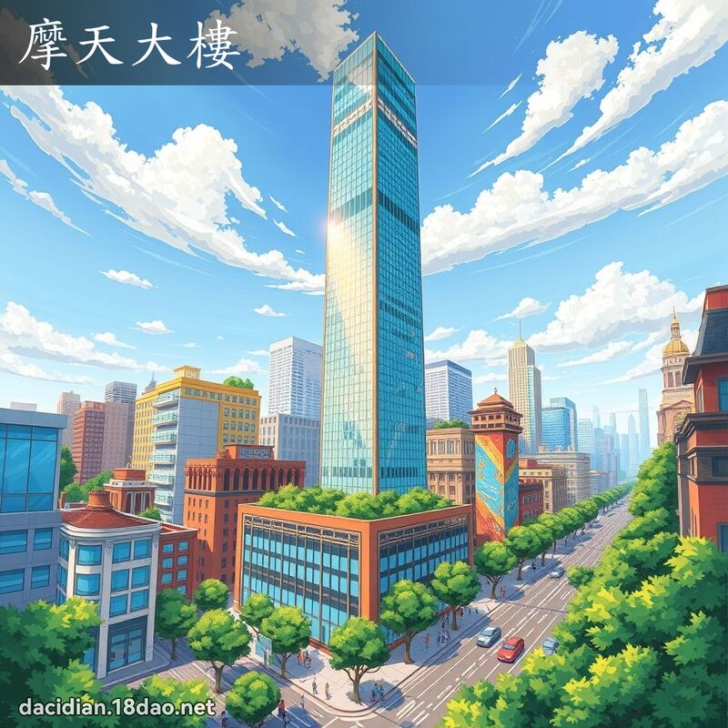 摩天大樓 - 國語大辭典配圖