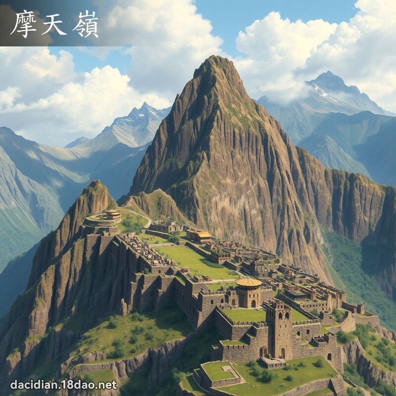摩天嶺 - 國語大辭典配圖