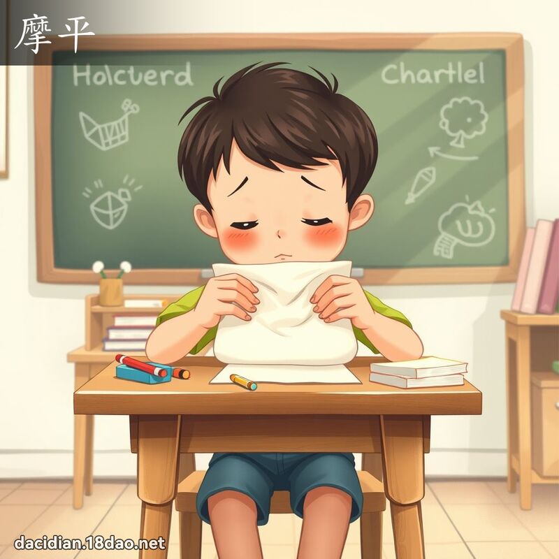 摩平 - 国语大辞典配图