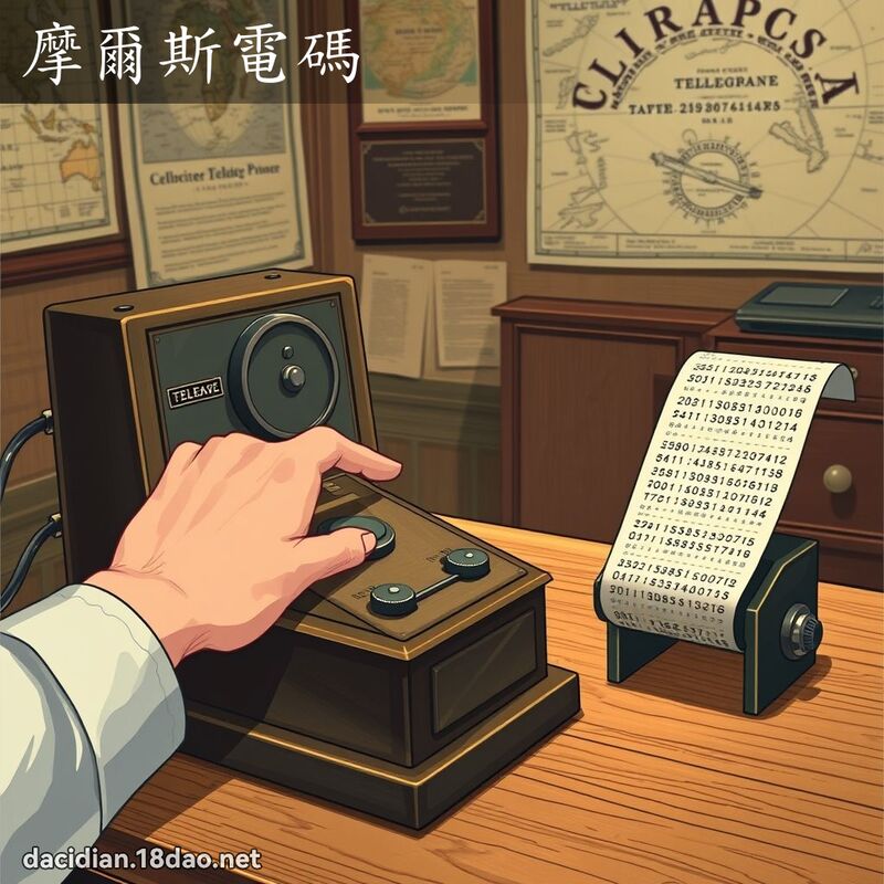 摩爾斯電碼 - 國語大辭典配圖