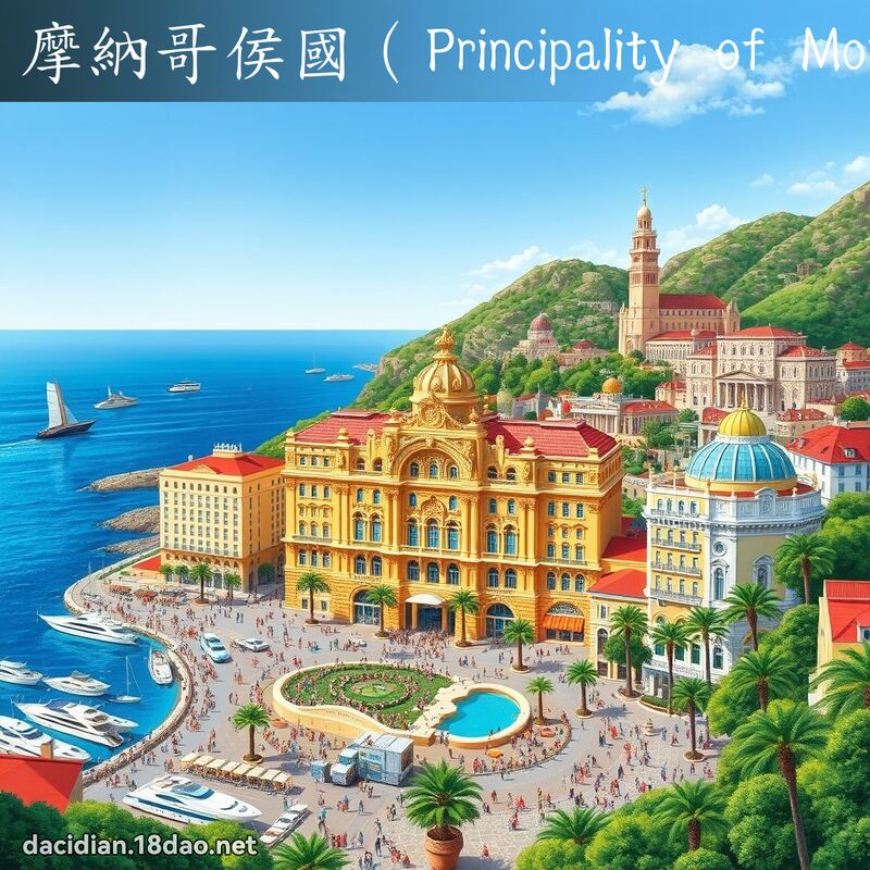 摩納哥侯國（Principality of Monaco） - 國語大辭典配圖