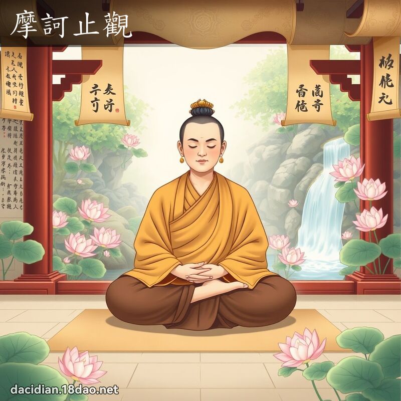 摩訶止觀 - 國語大辭典配圖