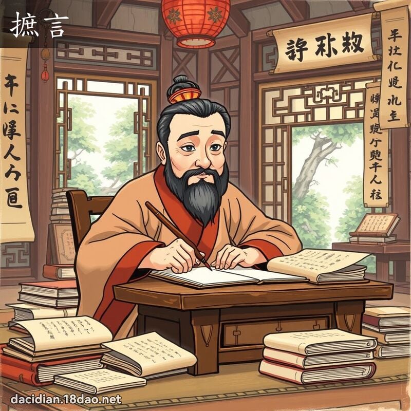 摭言 - 國語大辭典配圖