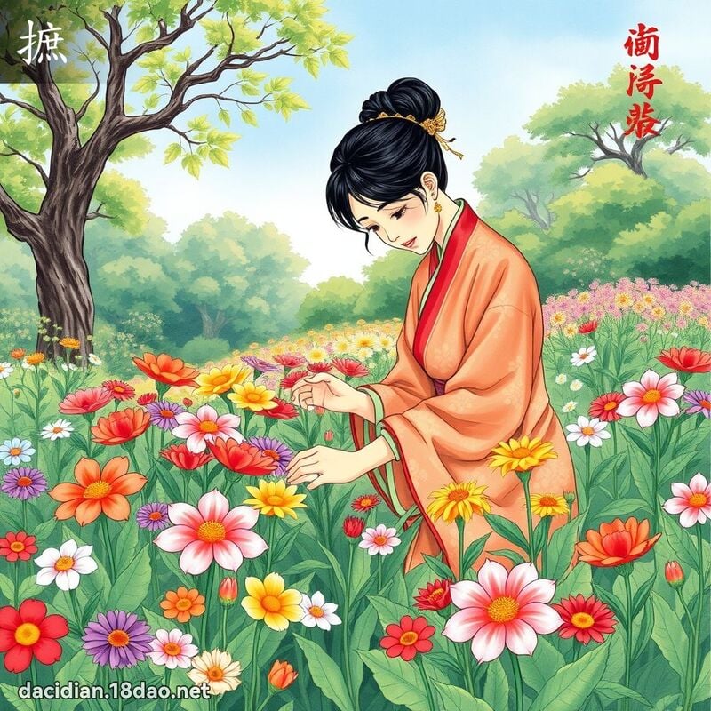摭 - 国语大辞典配图