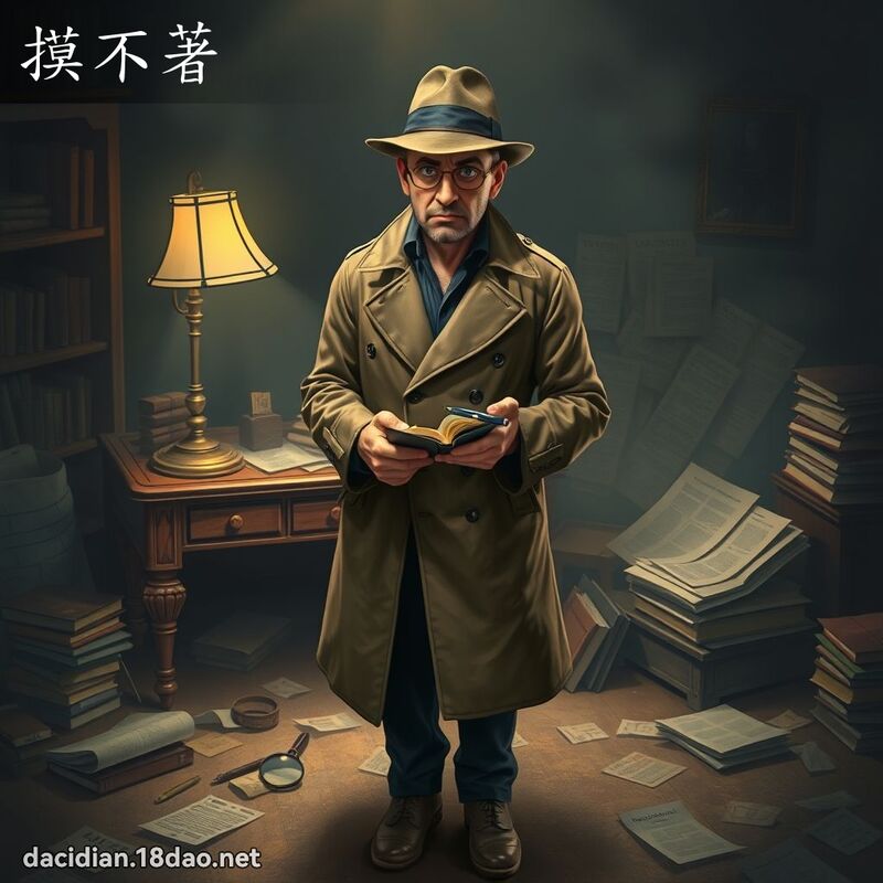摸不著 - 国语大辞典配图