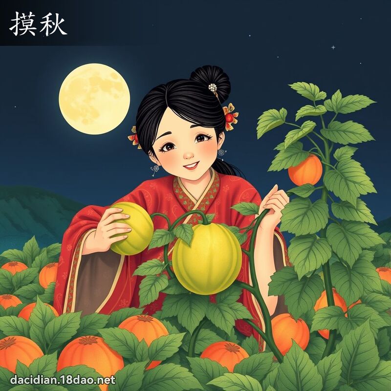 摸秋 - 國語大辭典配圖