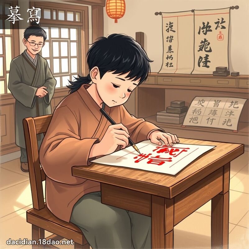 摹寫 - 國語大辭典配圖