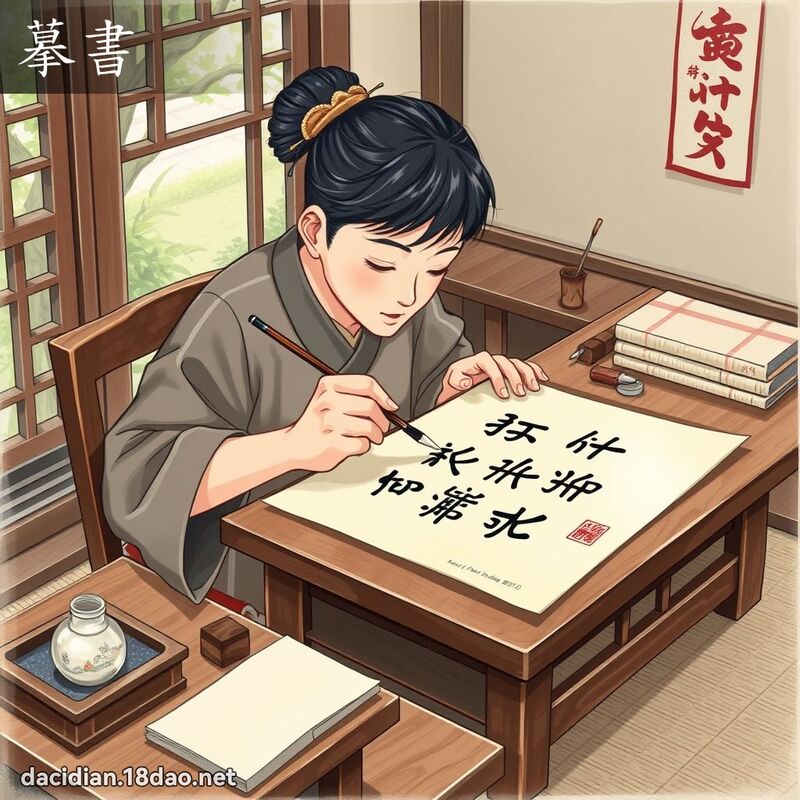 摹書 - 國語大辭典配圖
