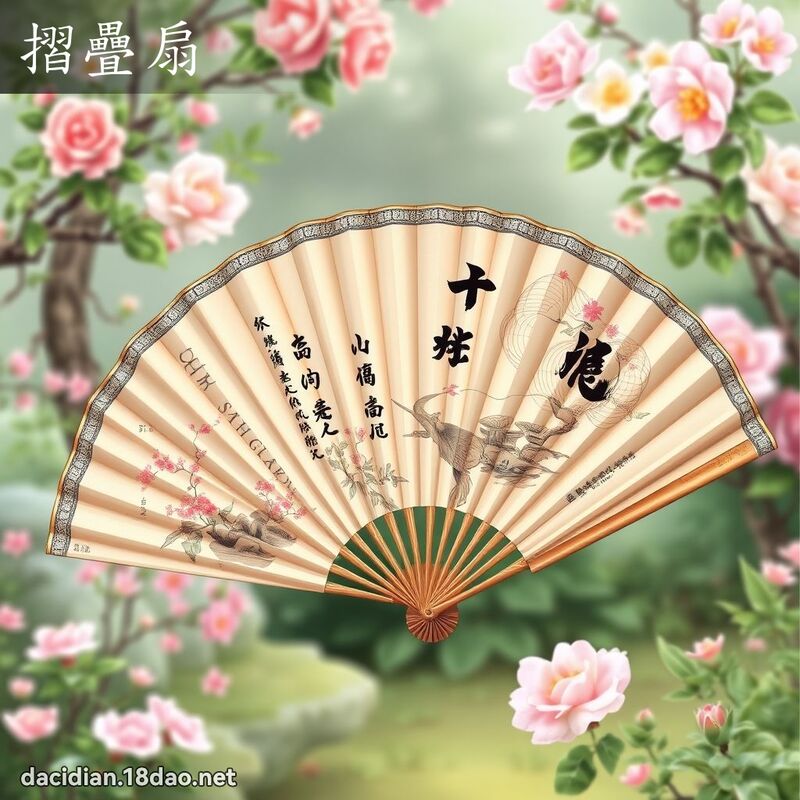 摺叠扇 - 国语大辞典配图