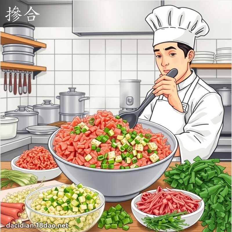 掺合 - 国语大辞典配图