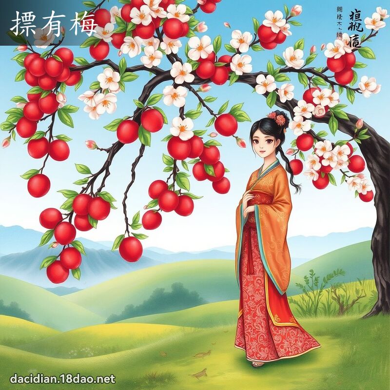摽有梅 - 國語大辭典配圖