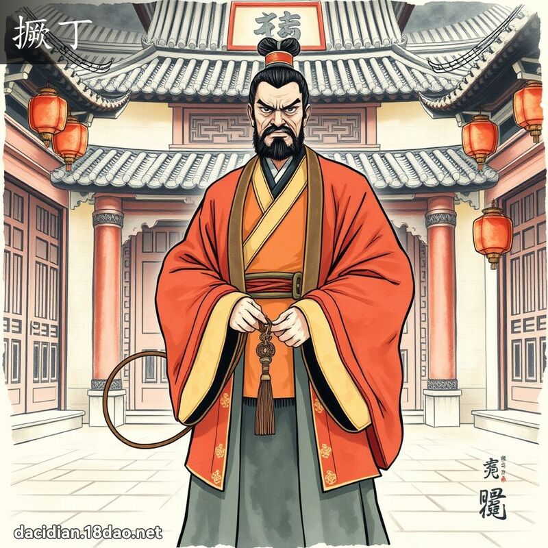 撅丁 - 國語大辭典配圖