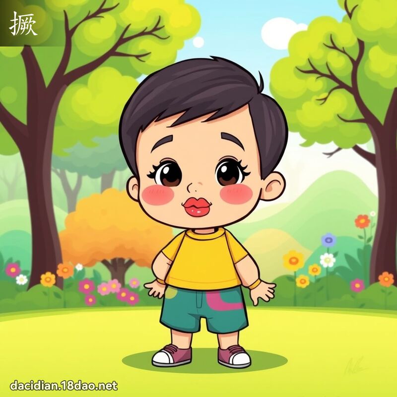 撅 - 國語大辭典配圖