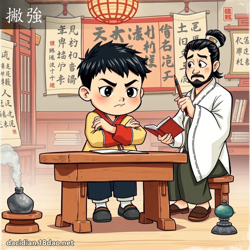 撇强 - 国语大辞典配图