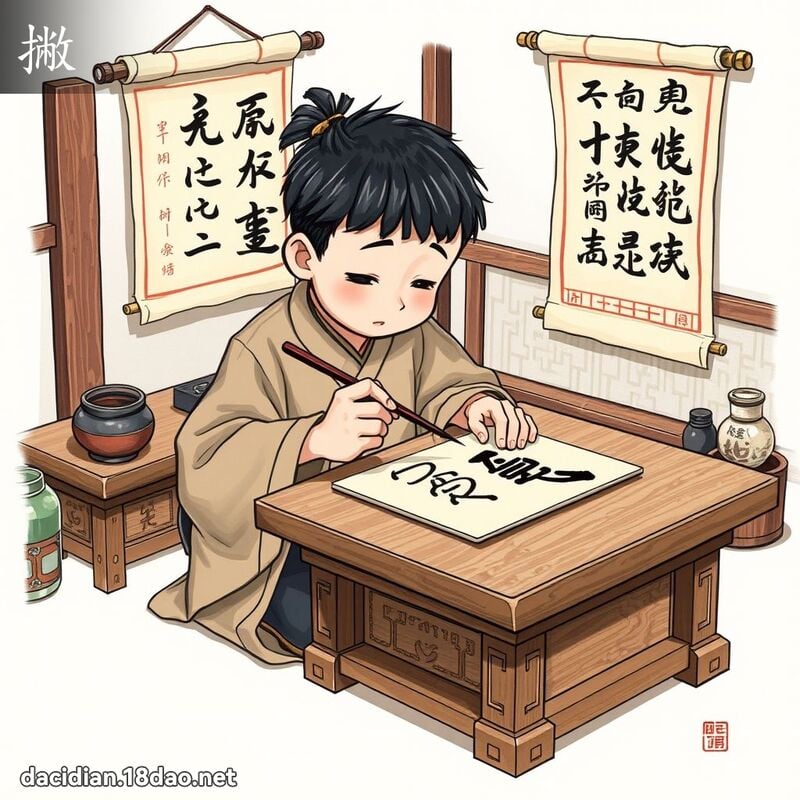 汉字: 撇 (多音字)