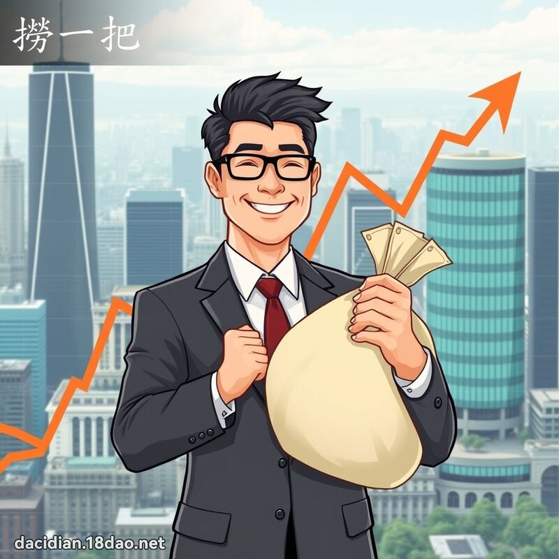 撈一把 - 國語大辭典配圖