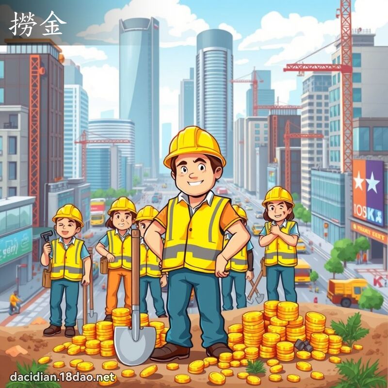 撈金 - 國語大辭典配圖