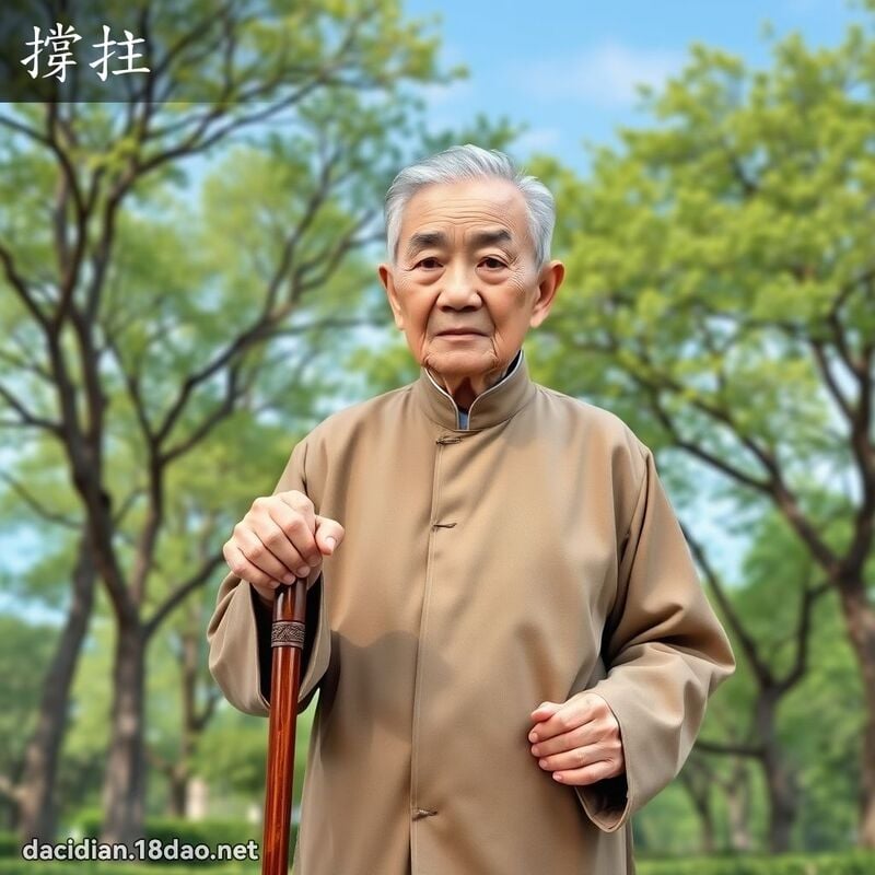 撐拄 - 國語大辭典配圖