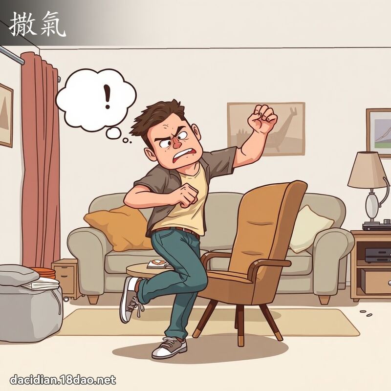 撒气 - 国语大辞典配图