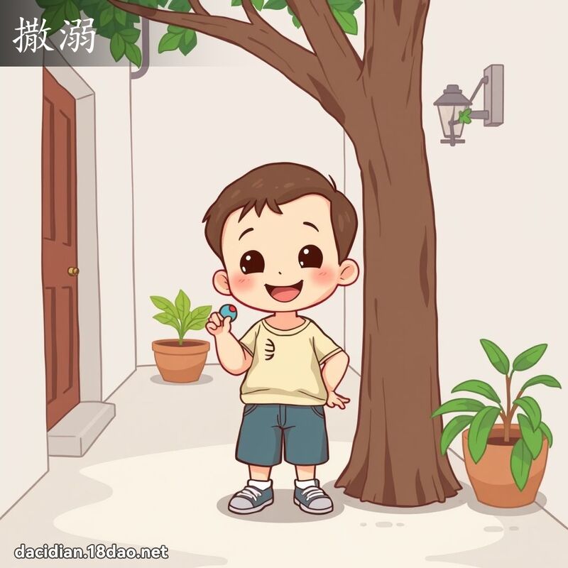 撒溺 - 国语大辞典配图