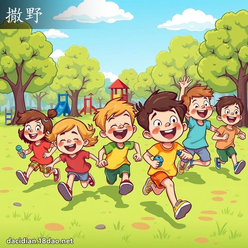 撒野 - 國語大辭典配圖