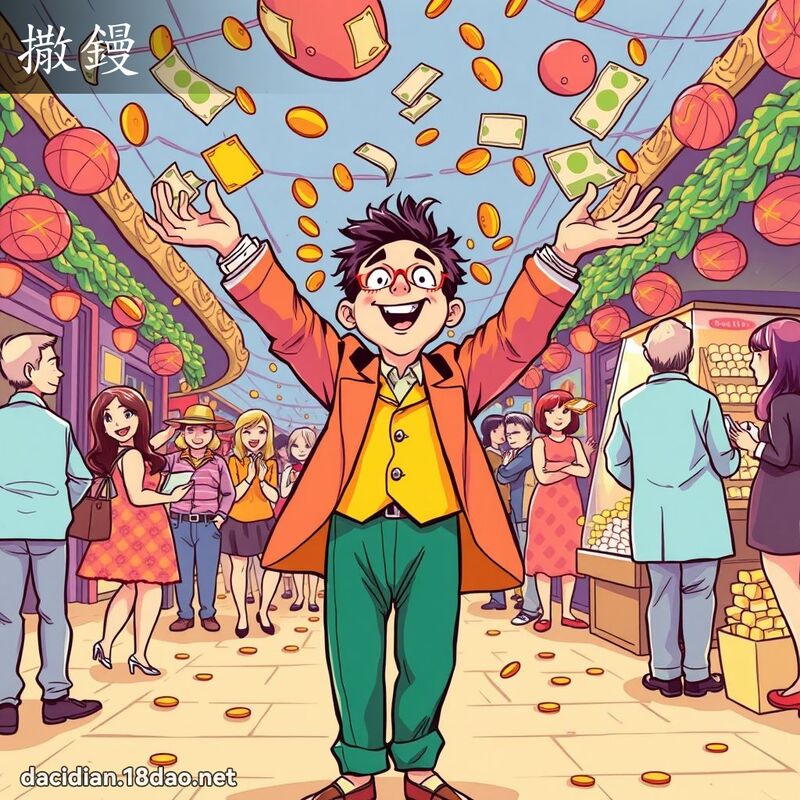 撒鏝 - 國語大辭典配圖