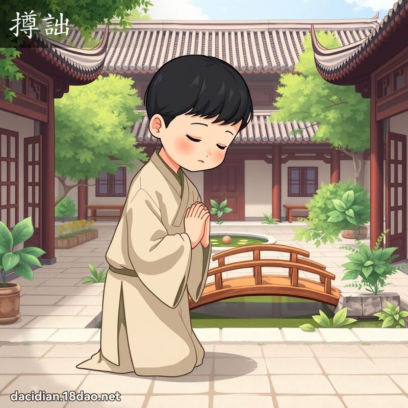 撙詘 - 国语大辞典配图