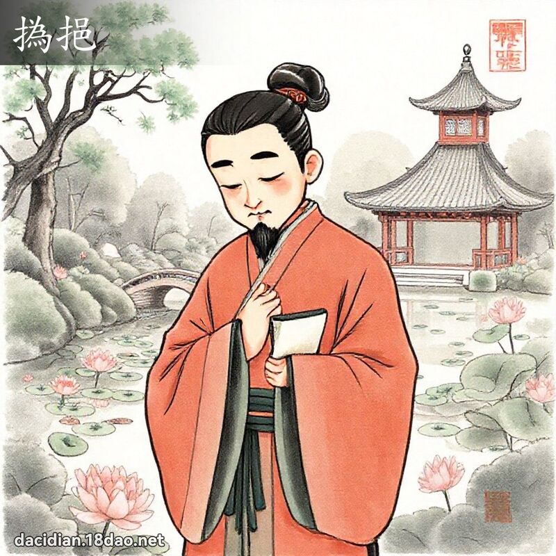撝挹 - 國語大辭典配圖