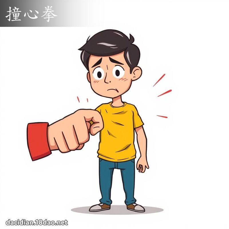 撞心拳 - 国语大辞典配图