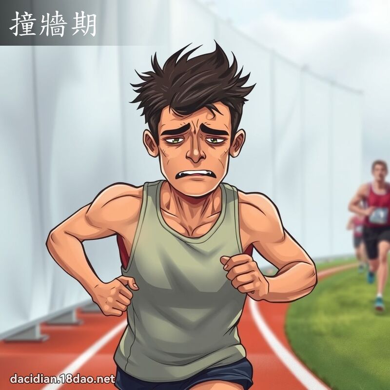 撞牆期 - 國語大辭典配圖