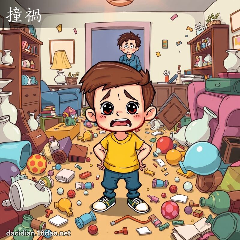 撞祸 - 国语大辞典配图