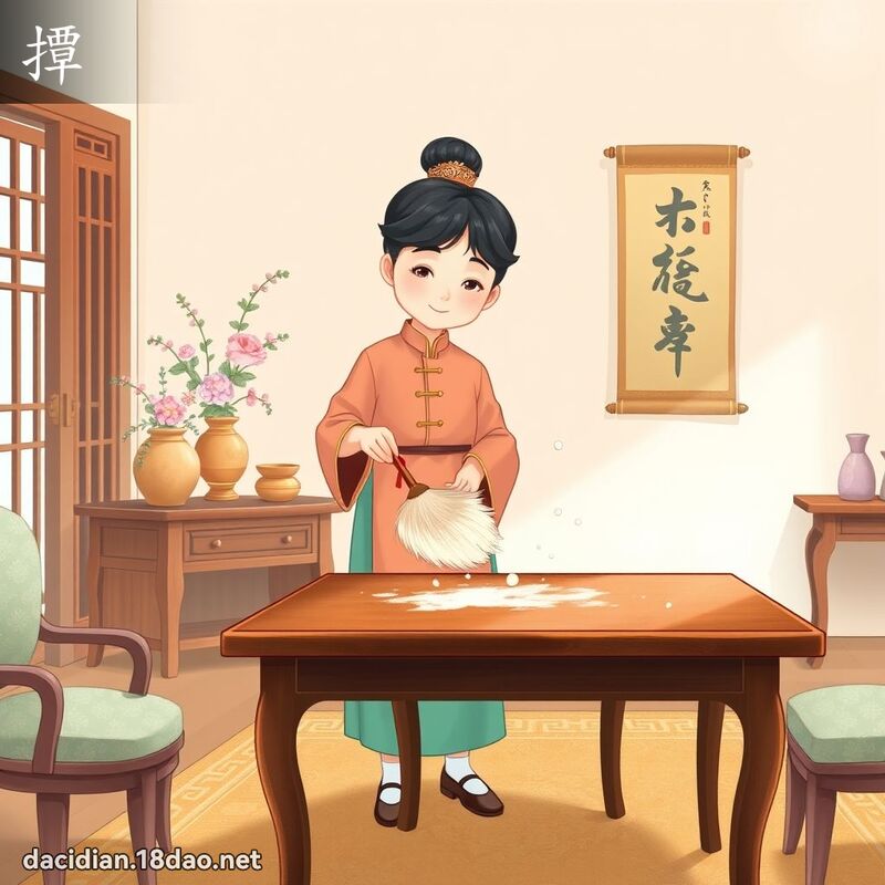 漢字: 撢 (多音字)
