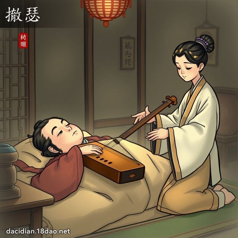 撤瑟 - 国语大辞典配图
