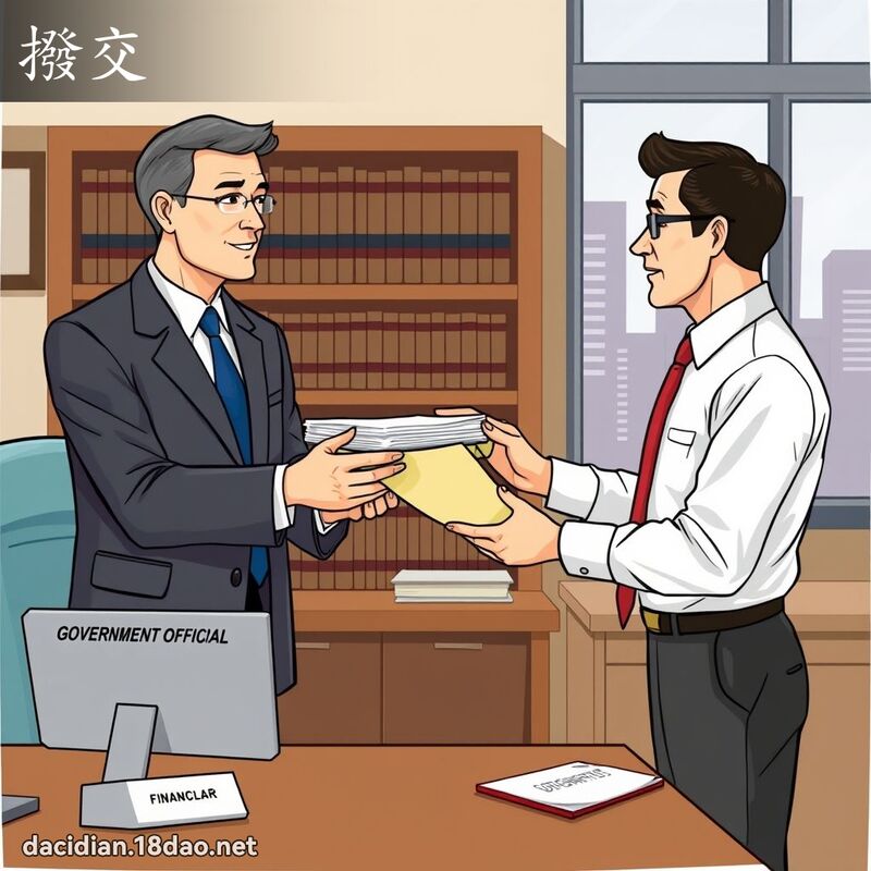 拨交 - 国语大辞典配图
