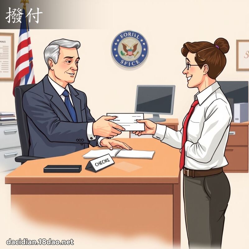 拨付 - 国语大辞典配图