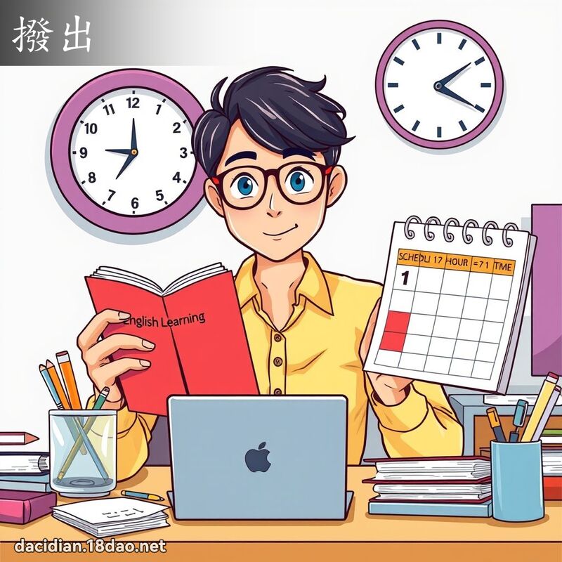 撥出 - 國語大辭典配圖
