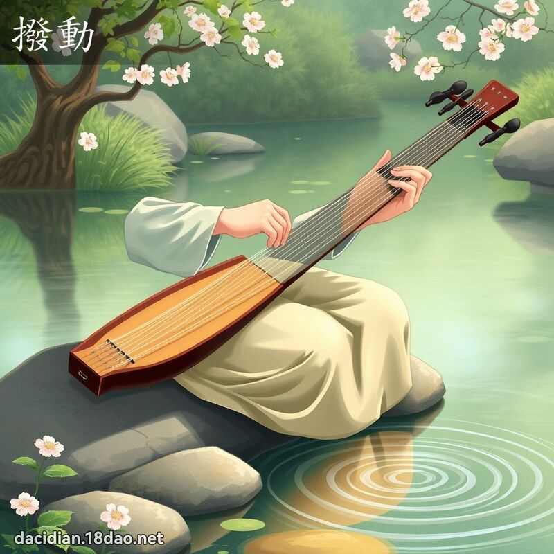 撥動 - 國語大辭典配圖