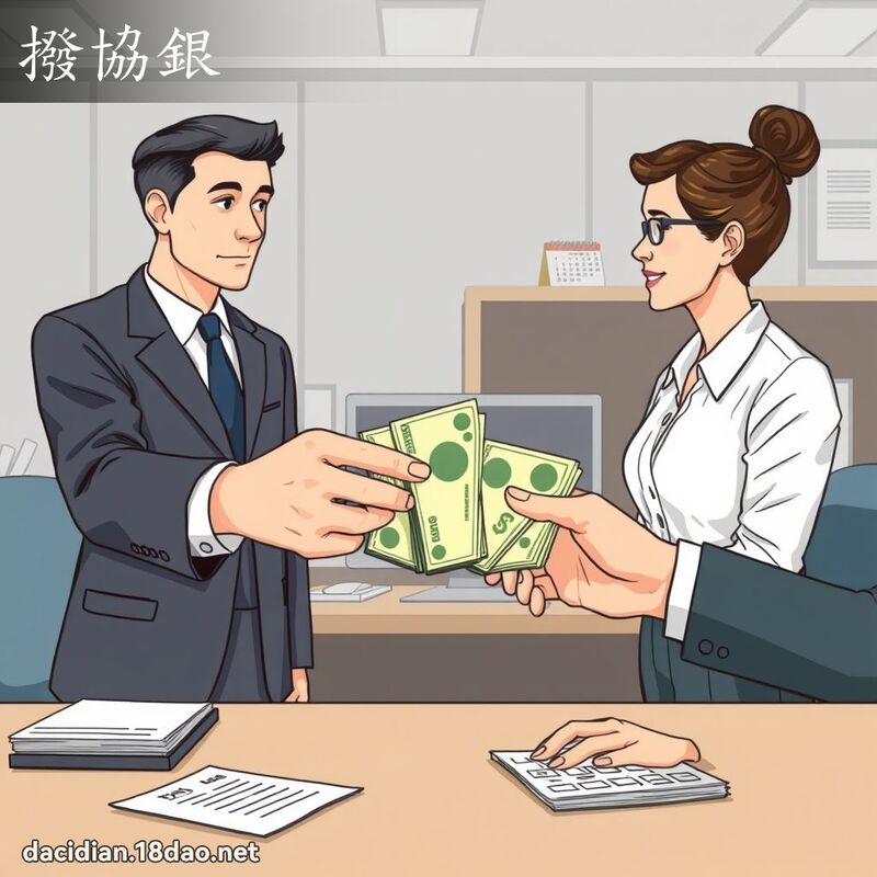 拨协银 - 国语大辞典配图