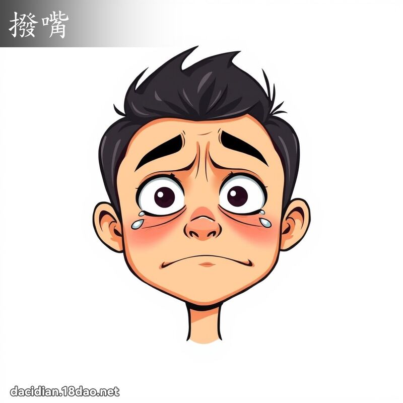 撥嘴 - 國語大辭典配圖
