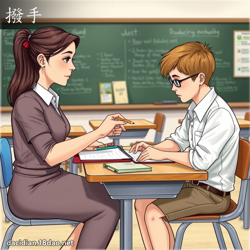 撥手 - 國語大辭典配圖