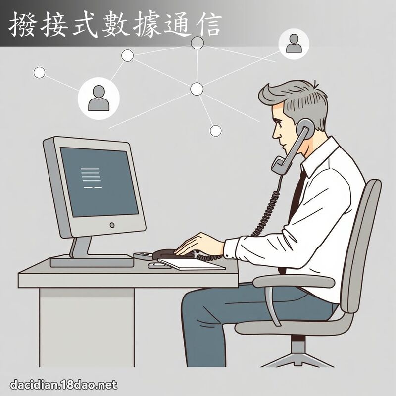 撥接式數據通信 - 國語大辭典配圖