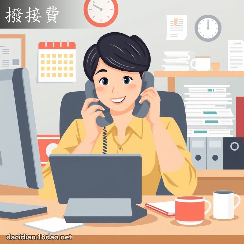 撥接費 - 國語大辭典配圖