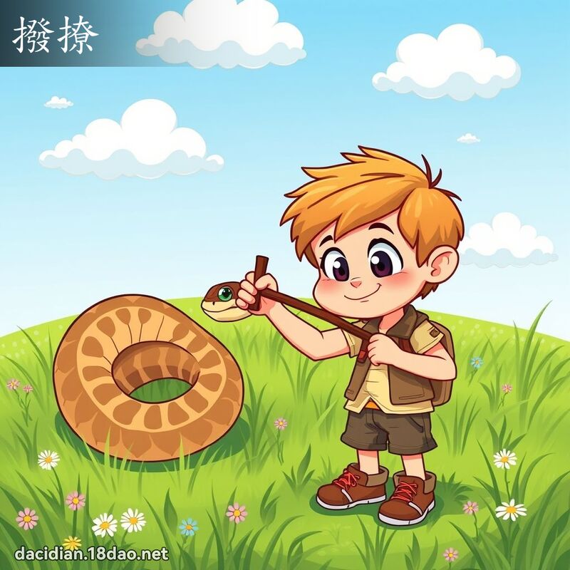撥撩 - 國語大辭典配圖
