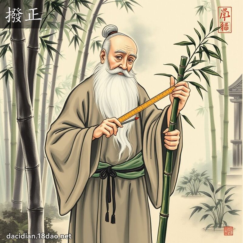 撥正 - 國語大辭典配圖