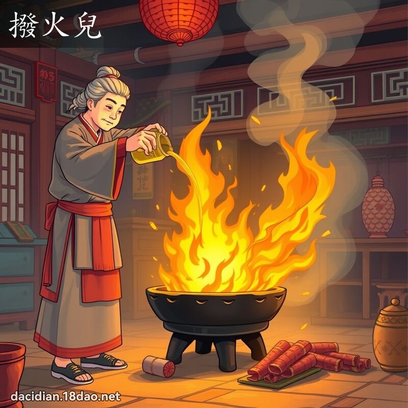 撥火兒 - 國語大辭典配圖