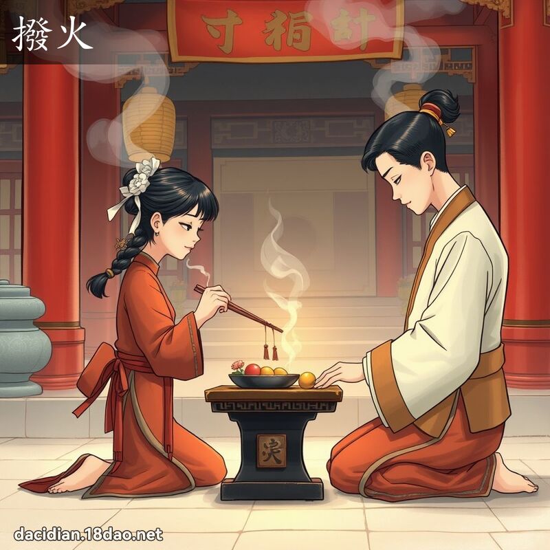 撥火 - 國語大辭典配圖