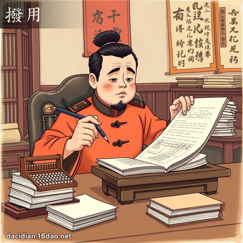 撥用 - 國語大辭典配圖